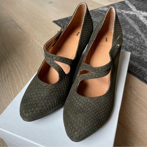 NEW Anthropologie Lora Mary Jane Heels by Schuler & Son, size 8 - Picture 2 of 9